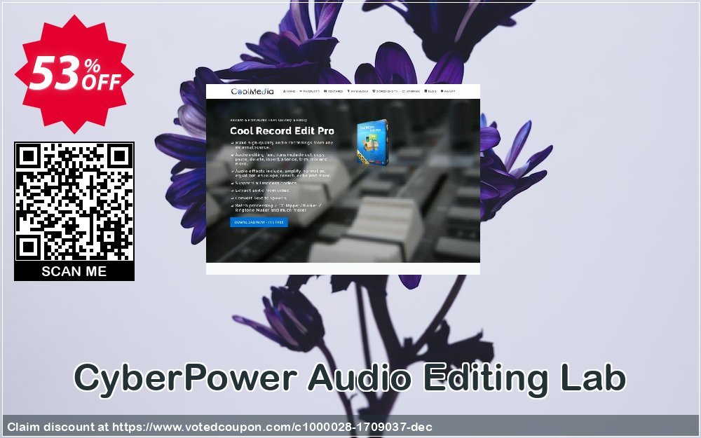 CyberPower Audio Editing Lab Coupon, discount CyberPower Audio Editing Lab stunning discount code 2023. Promotion: stunning discount code of CyberPower Audio Editing Lab 2023