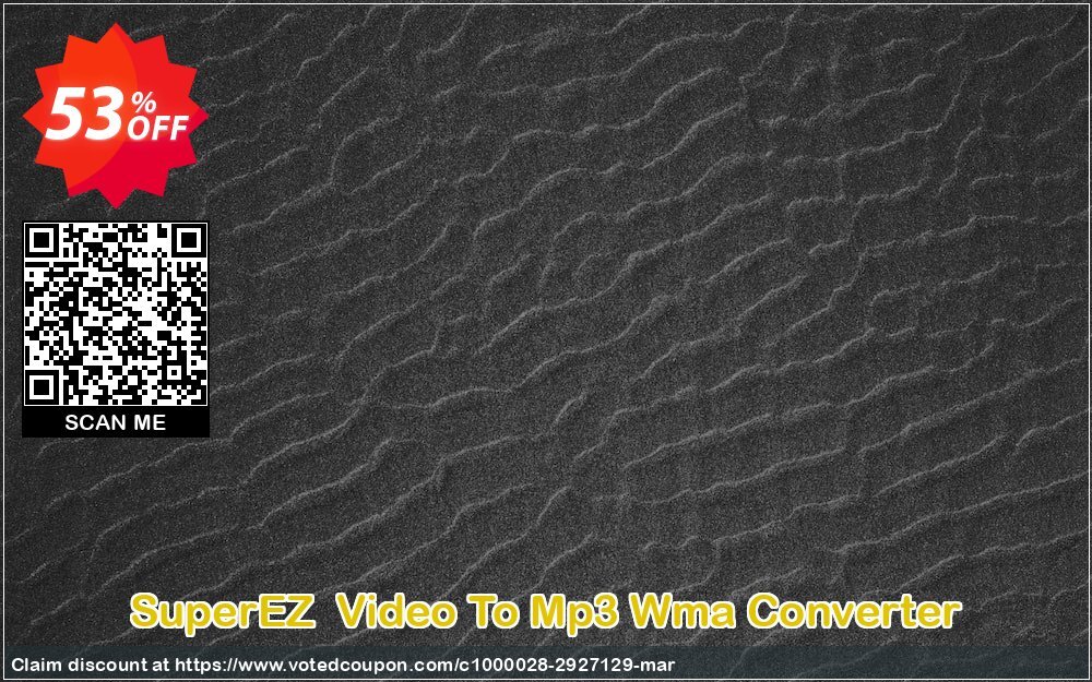 SuperEZ  Video To Mp3 Wma Converter Coupon Code Apr 2024, 53% OFF - VotedCoupon