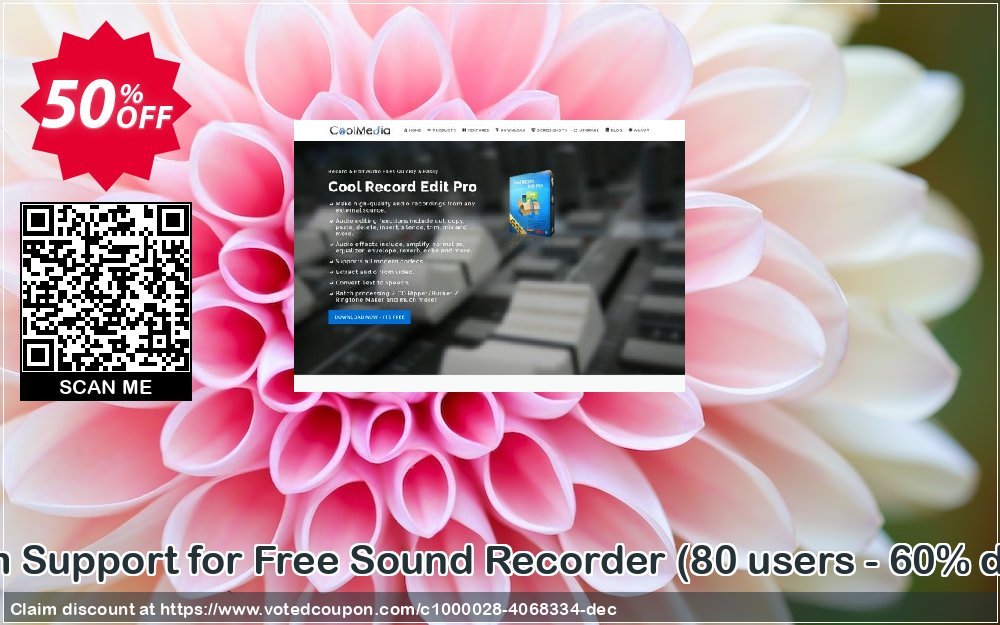 Premium Support for Free Sound Recorder, 80 users - 60% discount  Coupon, discount Premium Support for Free Sound Recorder (80 users - 60% discount) stirring promotions code 2023. Promotion: stirring promotions code of Premium Support for Free Sound Recorder (80 users - 60% discount) 2023