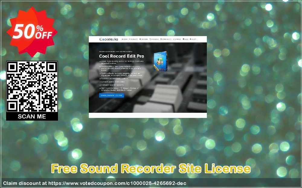Free Sound Recorder Site Plan Coupon, discount Free Sound Recorder Site License wonderful promotions code 2024. Promotion: wonderful promotions code of Free Sound Recorder Site License 2024