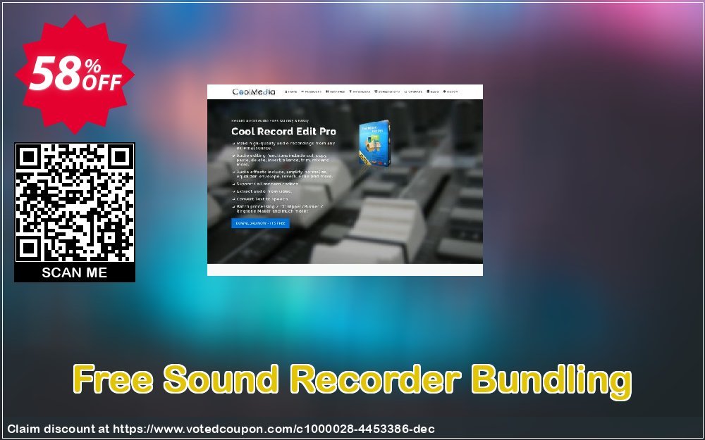 Free Sound Recorder Bundling Coupon, discount Free Sound Recorder Bundling awful offer code 2023. Promotion: awful offer code of Free Sound Recorder Bundling 2023