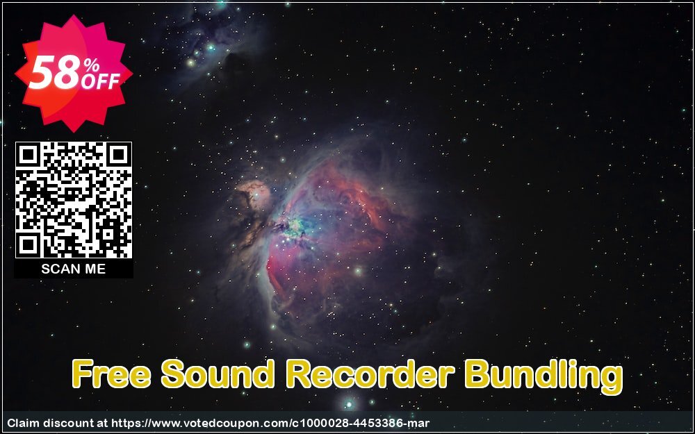 Free Sound Recorder Bundling Coupon, discount Free Sound Recorder Bundling awful offer code 2024. Promotion: awful offer code of Free Sound Recorder Bundling 2024