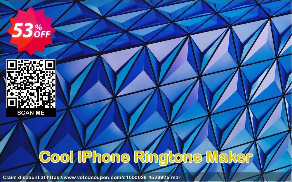 Cool iPhone Ringtone Maker Coupon, discount Cool iPhone Ringtone Maker exclusive promo code 2024. Promotion: exclusive promo code of Cool iPhone Ringtone Maker 2024