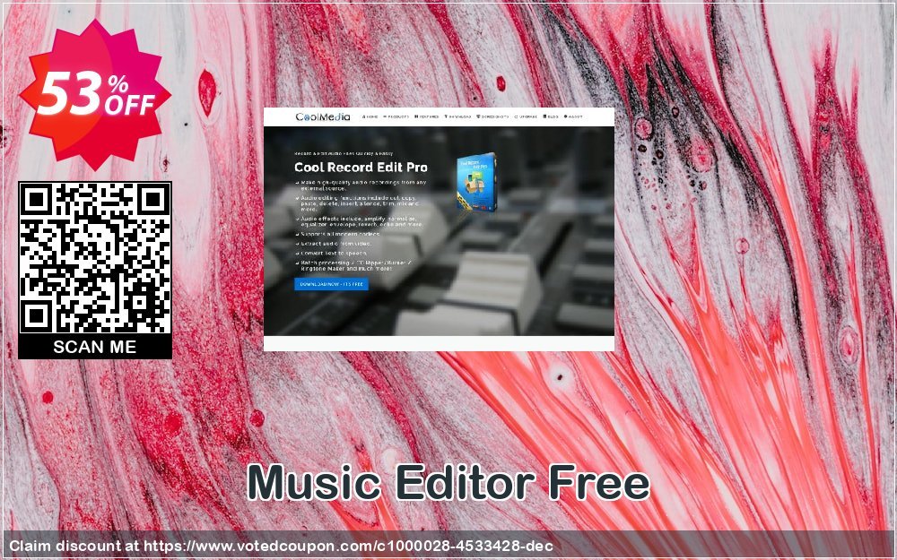 Music Editor Free Coupon, discount Music Editor Free super promotions code 2024. Promotion: super promotions code of Music Editor Free 2024