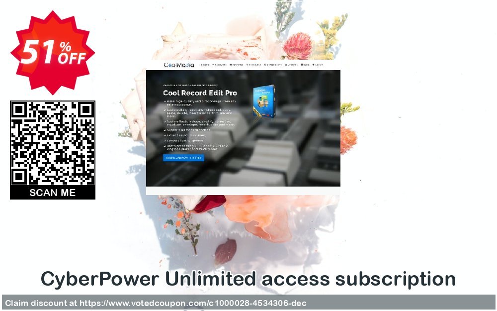 CyberPower Unlimited access subscription Coupon, discount CyberPower Unlimited access subscription special offer code 2023. Promotion: special offer code of CyberPower Unlimited access subscription 2023