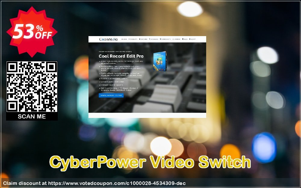 CyberPower Video Switch Coupon, discount CyberPower Video Switch wonderful discounts code 2024. Promotion: wonderful discounts code of CyberPower Video Switch 2024