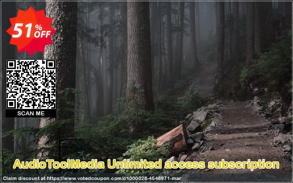 AudioToolMedia Unlimited access subscription Coupon, discount AudioToolMedia Unlimited access subscription wondrous promo code 2024. Promotion: wondrous promo code of AudioToolMedia Unlimited access subscription 2024