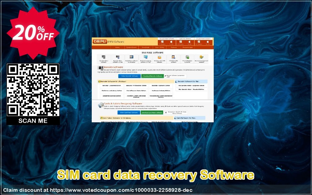 SIM card data recovery Software Coupon Code May 2024, 20% OFF - VotedCoupon