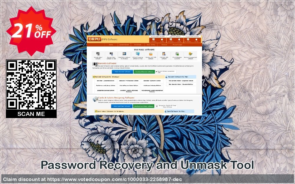 Password Recovery and Unmask Tool Coupon, discount Wide-site discount 2023 Password Recovery and Unmask Tool. Promotion: exclusive promo code of Password Recovery and Unmask Tool 2023