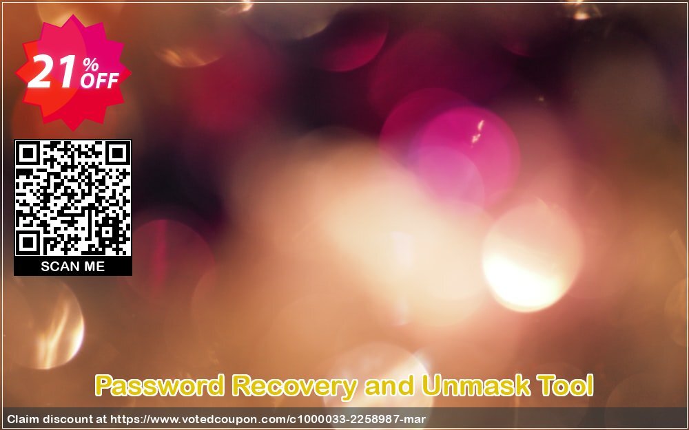 Password Recovery and Unmask Tool Coupon, discount Wide-site discount 2024 Password Recovery and Unmask Tool. Promotion: exclusive promo code of Password Recovery and Unmask Tool 2024