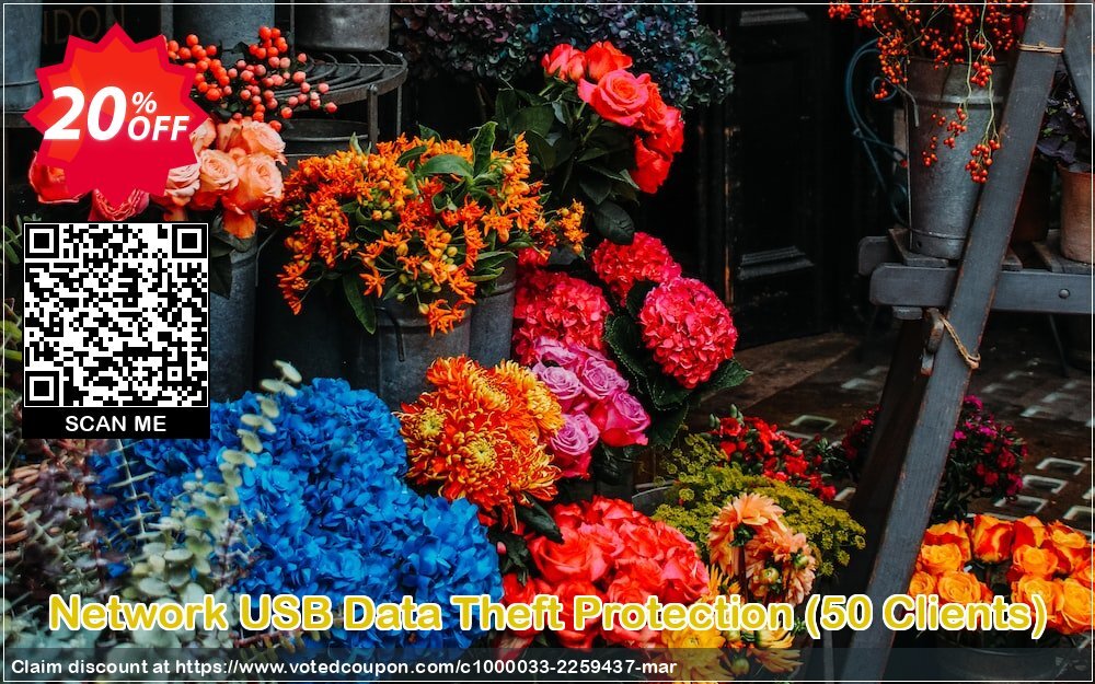 Network USB Data Theft Protection, 50 Clients  Coupon, discount Wide-site discount 2024 Network USB Data Theft Protection (50 Clients). Promotion: marvelous promotions code of Network USB Data Theft Protection (50 Clients) 2024