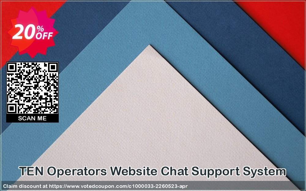 TEN Operators Website Chat Support System Coupon, discount Wide-site discount 2025 TEN Operators Website Chat Support System. Promotion: super sales code of TEN Operators Website Chat Support System 2024