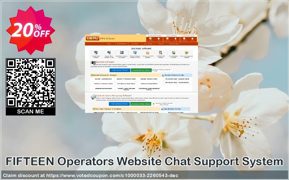 FIFTEEN Operators Website Chat Support System Coupon Code Apr 2024, 20% OFF - VotedCoupon