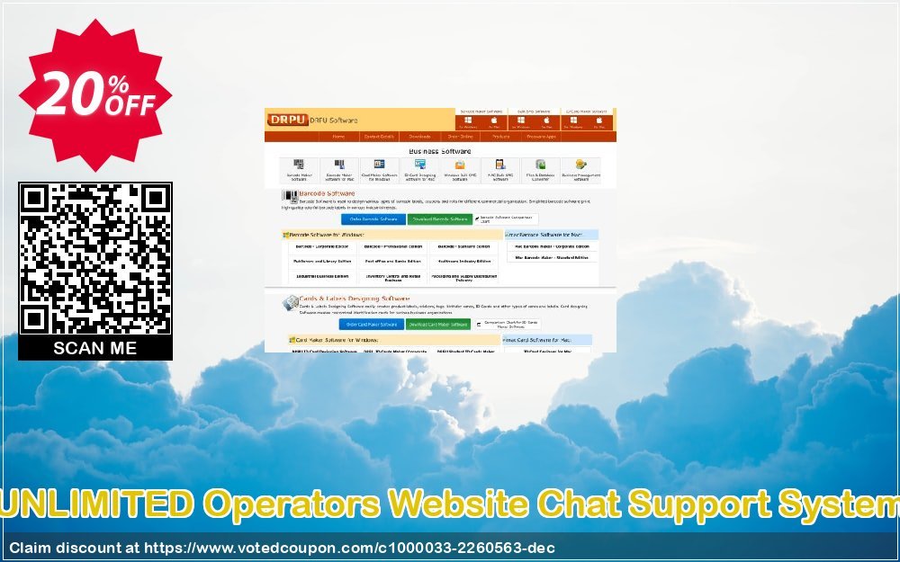 UNLIMITED Operators Website Chat Support System Coupon, discount Wide-site discount 2024 UNLIMITED Operators Website Chat Support System. Promotion: excellent discounts code of UNLIMITED Operators Website Chat Support System 2024