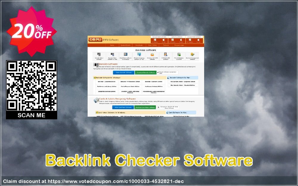 Backlink Checker Software Coupon, discount Wide-site discount 2024 Backlink Checker Software. Promotion: impressive sales code of Backlink Checker Software 2024