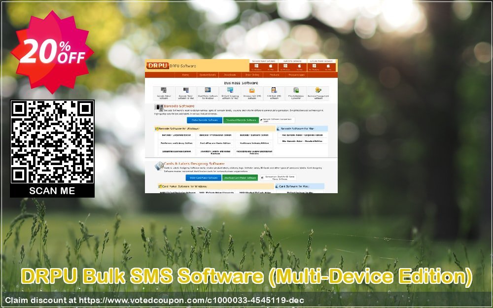 DRPU Bulk SMS Software, Multi-Device Edition  Coupon Code Apr 2024, 20% OFF - VotedCoupon