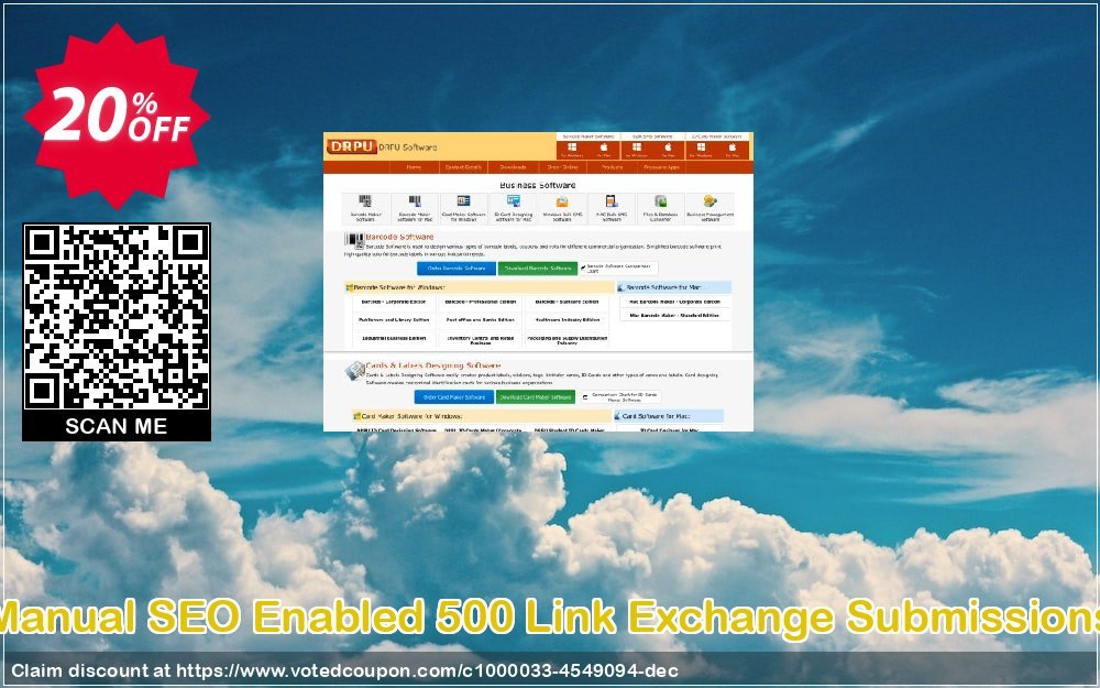 Manual SEO Enabled 500 Link Exchange Submissions Coupon Code May 2024, 20% OFF - VotedCoupon