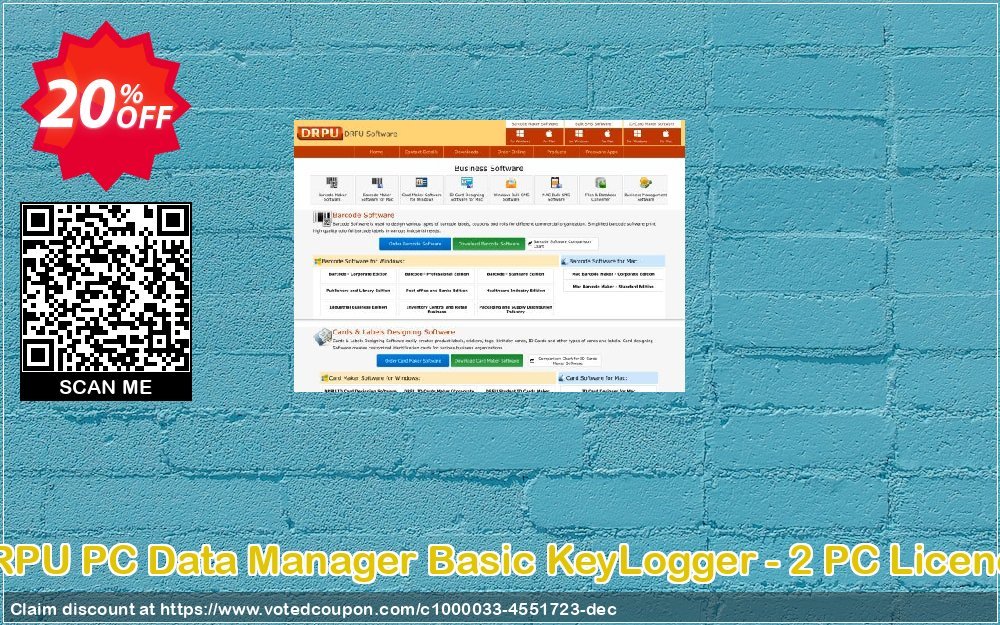 DRPU PC Data Manager Basic KeyLogger - 2 PC Licence Coupon Code Apr 2024, 20% OFF - VotedCoupon