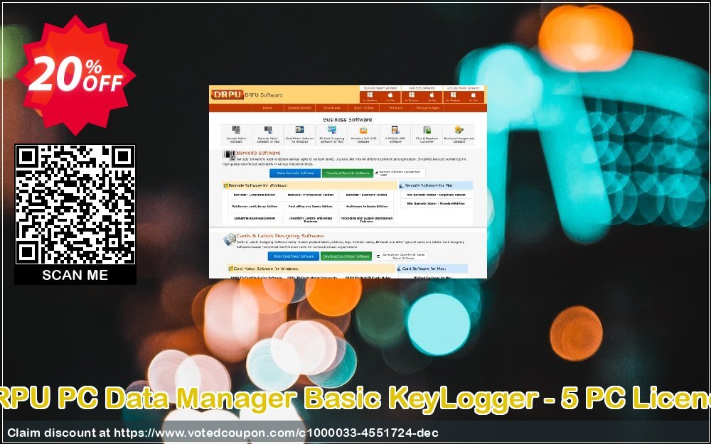 DRPU PC Data Manager Basic KeyLogger - 5 PC Licence Coupon, discount Wide-site discount 2024 DRPU PC Data Manager Basic KeyLogger - 5 PC Licence. Promotion: staggering discount code of DRPU PC Data Manager Basic KeyLogger - 5 PC Licence 2024