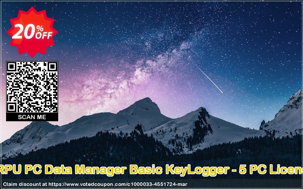 DRPU PC Data Manager Basic KeyLogger - 5 PC Licence Coupon Code Jun 2024, 20% OFF - VotedCoupon