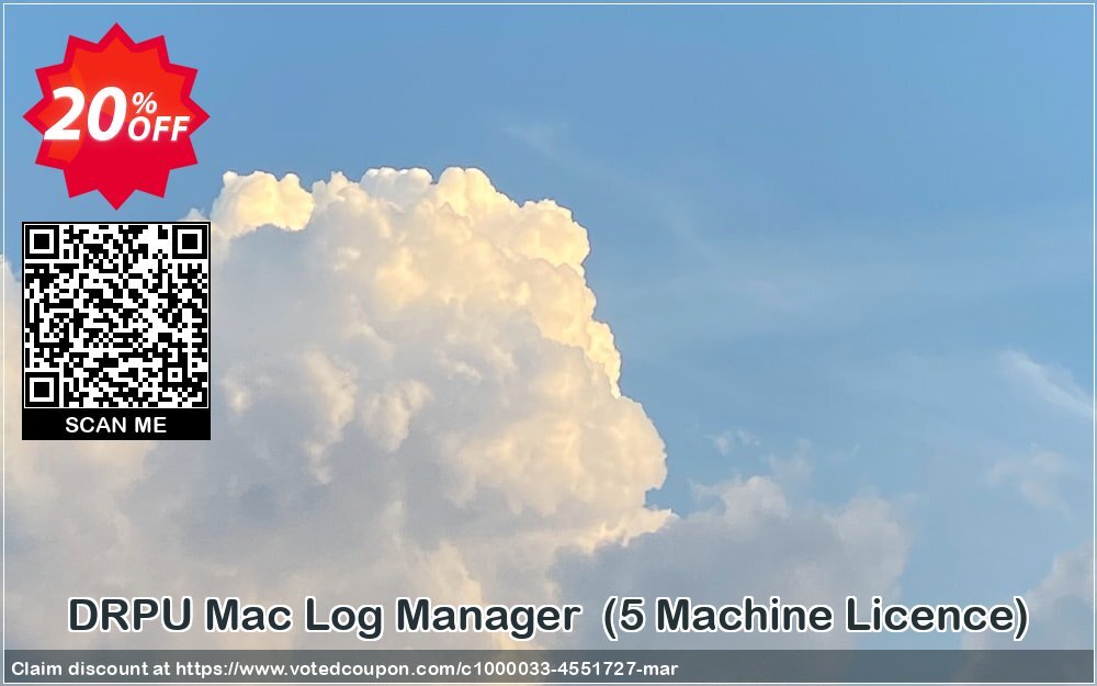 DRPU MAC Log Manager , 5 MAChine Licence  Coupon, discount Wide-site discount 2024 DRPU Mac Log Manager  - 5 Machine Licence. Promotion: impressive promotions code of DRPU Mac Log Manager  - 5 Machine Licence 2024