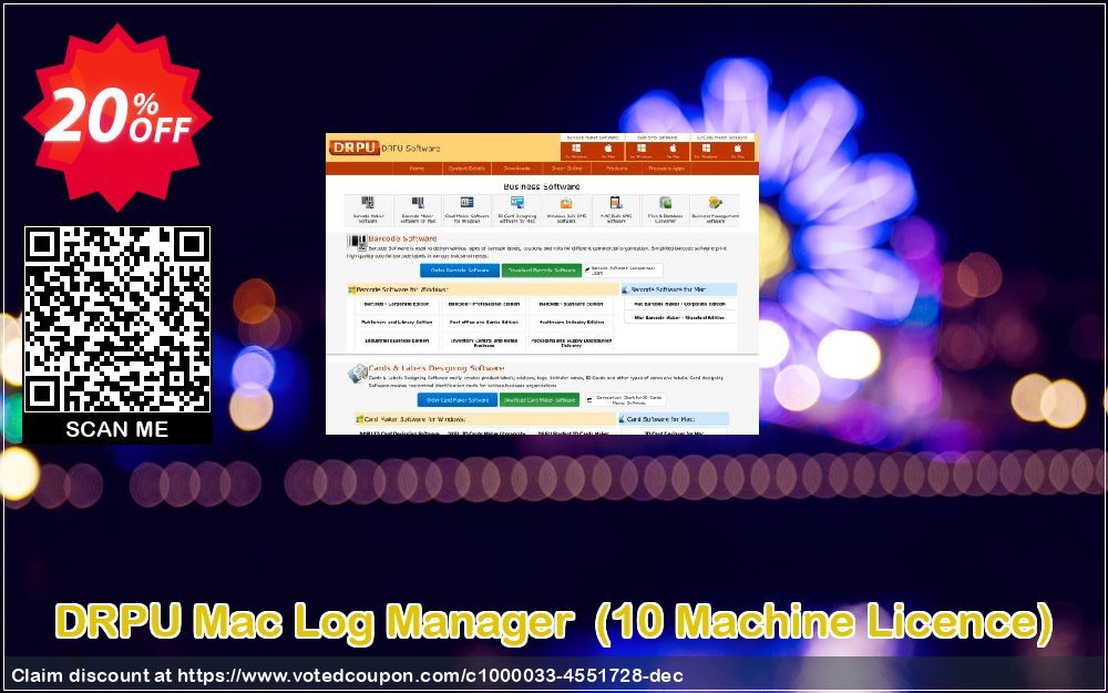 DRPU MAC Log Manager , 10 MAChine Licence  Coupon, discount Wide-site discount 2024 DRPU Mac Log Manager  - 10 Machine Licence. Promotion: formidable sales code of DRPU Mac Log Manager  - 10 Machine Licence 2024