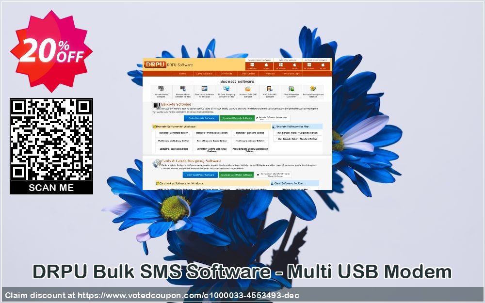 DRPU Bulk SMS Software - Multi USB Modem Coupon, discount Wide-site discount 2024 DRPU Bulk SMS Software - Multi USB Modem. Promotion: amazing deals code of DRPU Bulk SMS Software - Multi USB Modem 2024