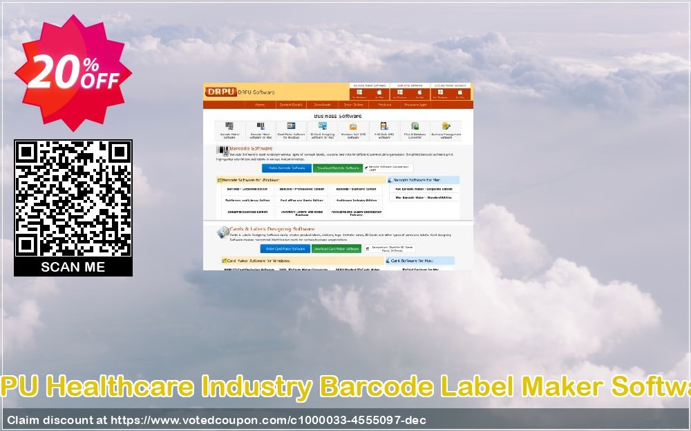 DRPU Healthcare Industry Barcode Label Maker Software Coupon Code Apr 2024, 20% OFF - VotedCoupon