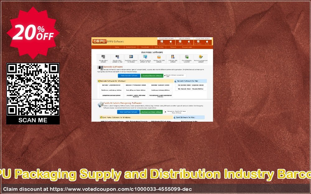 DRPU Packaging Supply and Distribution Industry Barcodes Coupon Code Jun 2024, 20% OFF - VotedCoupon