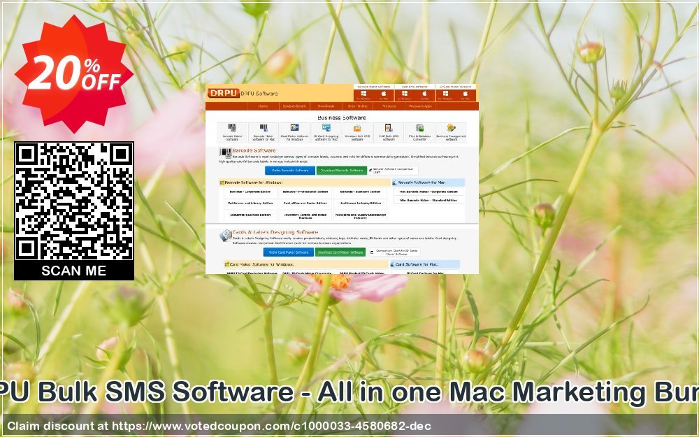 DRPU Bulk SMS Software - All in one MAC Marketing Bundle Coupon, discount Wide-site discount 2024 DRPU Bulk SMS Software - All in one Mac Marketing Bundle. Promotion: imposing offer code of DRPU Bulk SMS Software - All in one Mac Marketing Bundle 2024