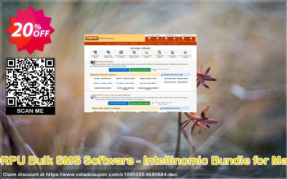 DRPU Bulk SMS Software - Intellinomic Bundle for MAC Coupon Code Apr 2024, 20% OFF - VotedCoupon