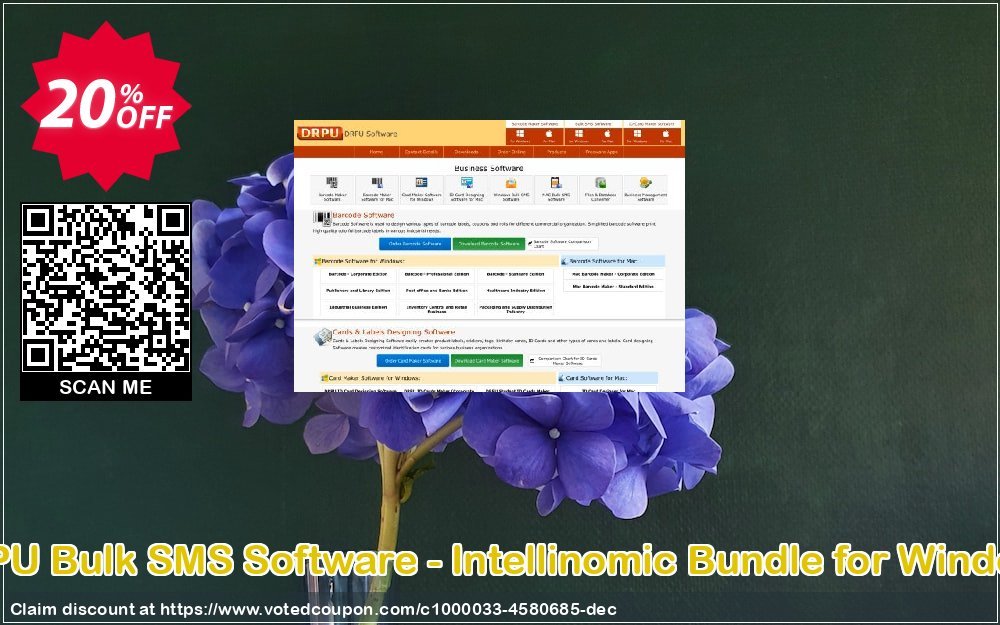 DRPU Bulk SMS Software - Intellinomic Bundle for WINDOWS Coupon Code Apr 2024, 20% OFF - VotedCoupon