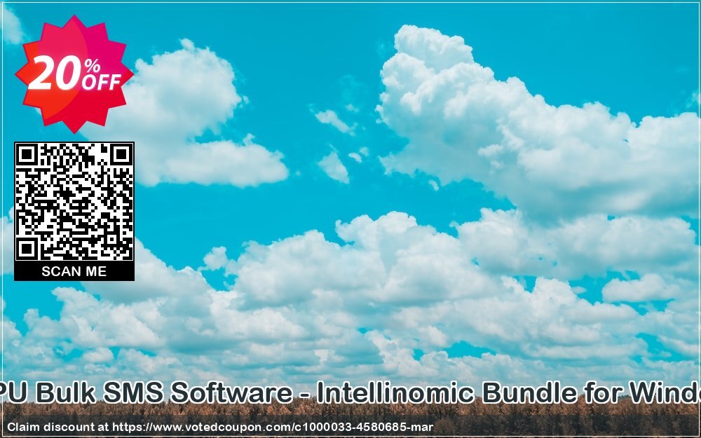 DRPU Bulk SMS Software - Intellinomic Bundle for WINDOWS Coupon, discount Wide-site discount 2024 DRPU Bulk SMS Software - Intellinomic Bundle for Windows. Promotion: formidable discounts code of DRPU Bulk SMS Software - Intellinomic Bundle for Windows 2024