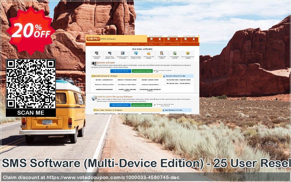 DRPU Bulk SMS Software, Multi-Device Edition - 25 User Reseller Plan Coupon, discount Wide-site discount 2024 DRPU Bulk SMS Software (Multi-Device Edition) - 25 User Reseller License. Promotion: exclusive offer code of DRPU Bulk SMS Software (Multi-Device Edition) - 25 User Reseller License 2024