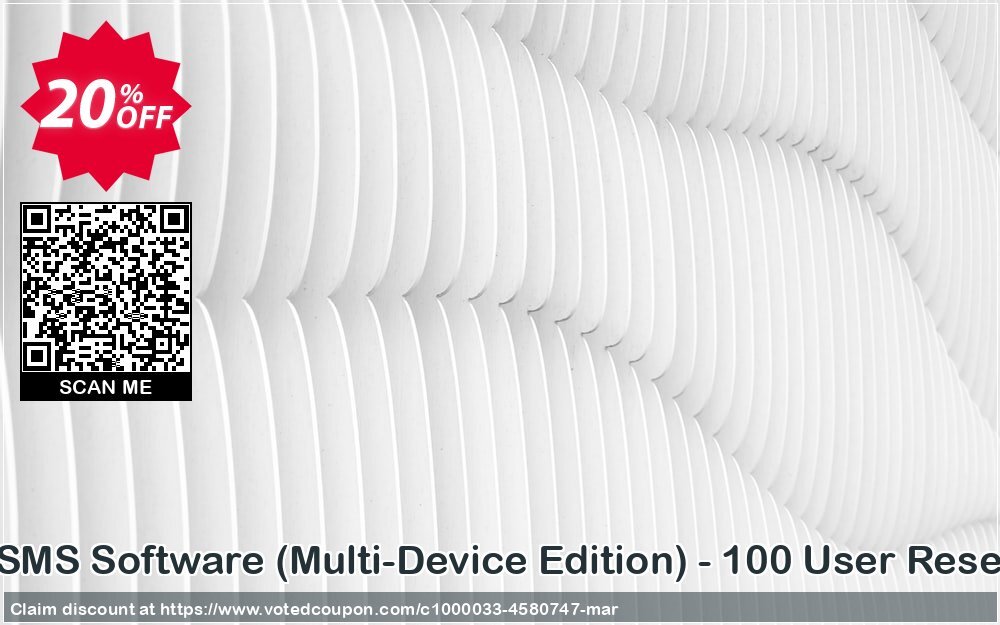 DRPU Bulk SMS Software, Multi-Device Edition - 100 User Reseller Plan Coupon, discount Wide-site discount 2024 DRPU Bulk SMS Software (Multi-Device Edition) - 100 User Reseller License. Promotion: wonderful promo code of DRPU Bulk SMS Software (Multi-Device Edition) - 100 User Reseller License 2024