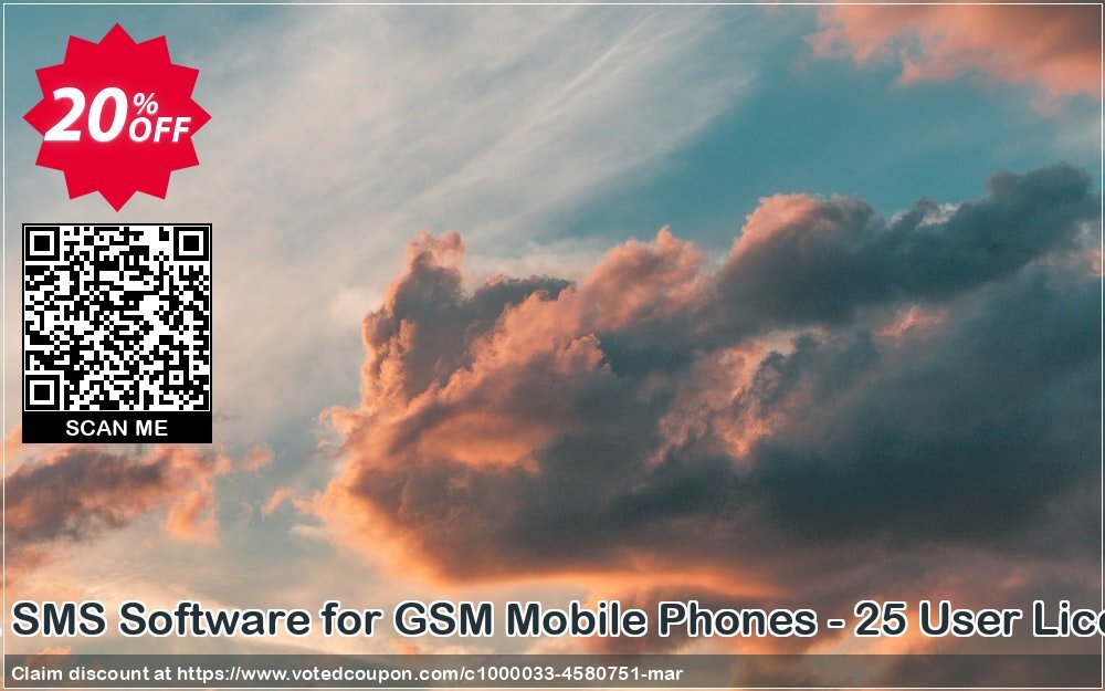 Bulk SMS Software for GSM Mobile Phones - 25 User Plan Coupon Code Apr 2024, 20% OFF - VotedCoupon