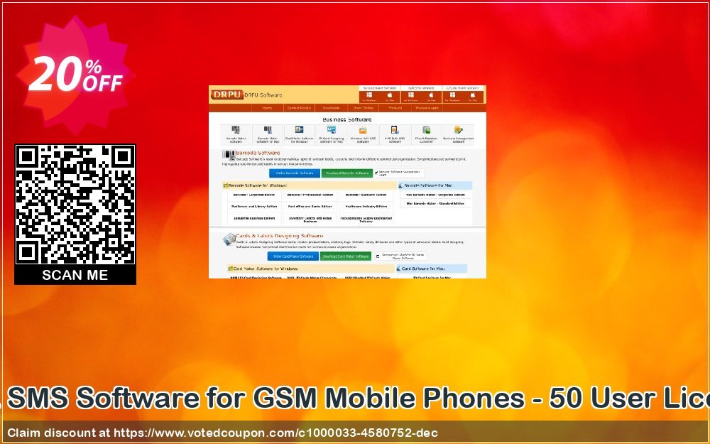 Bulk SMS Software for GSM Mobile Phones - 50 User Plan Coupon Code Apr 2024, 20% OFF - VotedCoupon