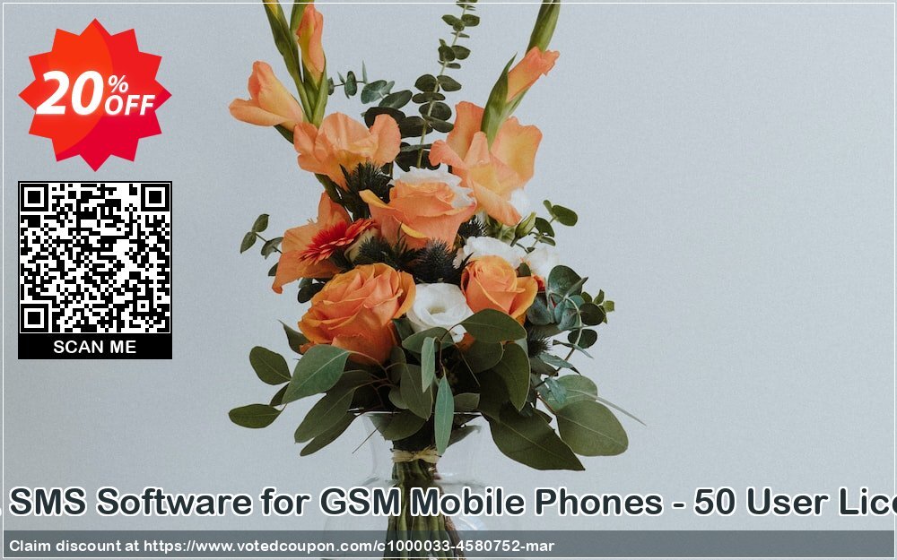 Bulk SMS Software for GSM Mobile Phones - 50 User Plan Coupon Code Apr 2024, 20% OFF - VotedCoupon