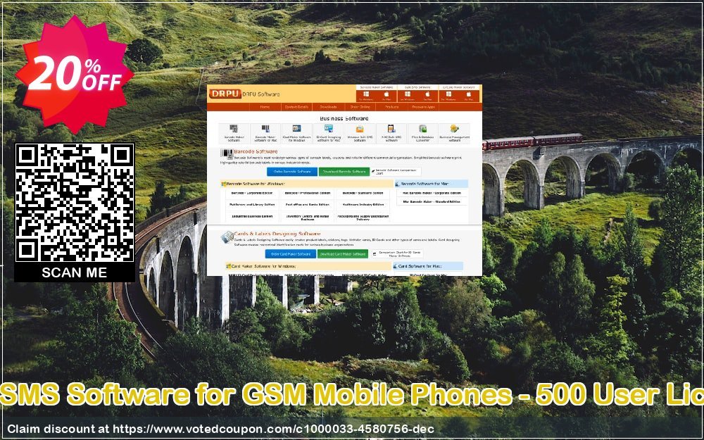 Bulk SMS Software for GSM Mobile Phones - 500 User Plan voted-on promotion codes