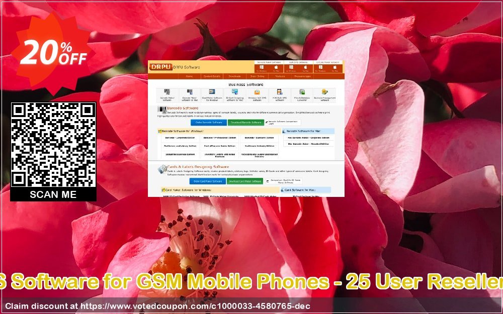 Bulk SMS Software for GSM Mobile Phones - 25 User Reseller Plan Coupon Code May 2024, 20% OFF - VotedCoupon