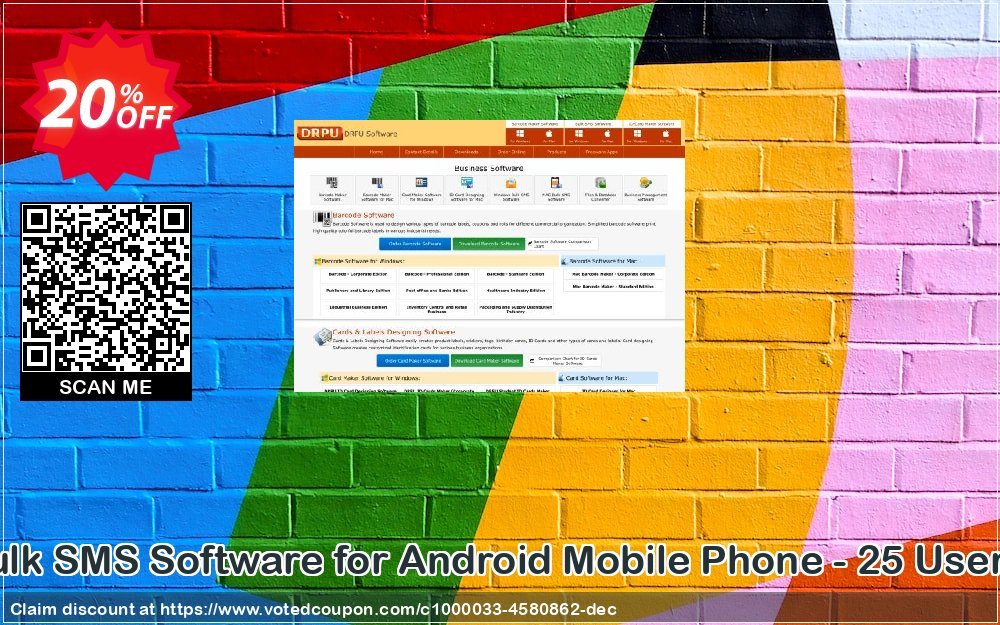 DRPU Bulk SMS Software for Android Mobile Phone - 25 User Plan Coupon, discount Wide-site discount 2024 DRPU Bulk SMS Software for Android Mobile Phone - 25 User License. Promotion: wonderful sales code of DRPU Bulk SMS Software for Android Mobile Phone - 25 User License 2024