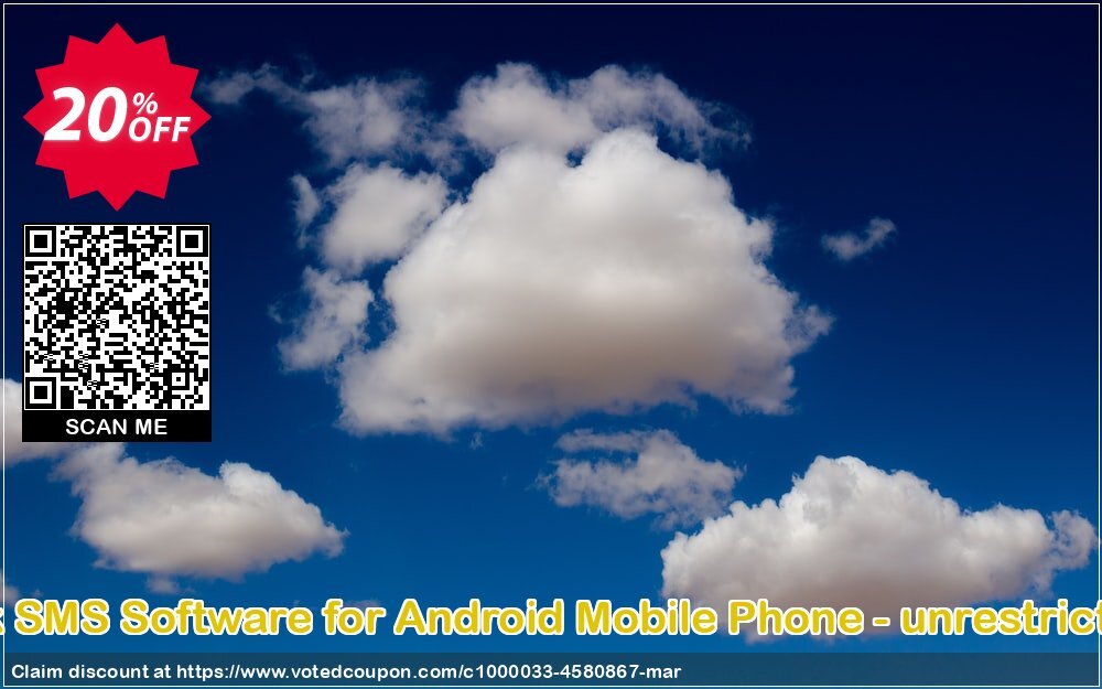 DRPU Bulk SMS Software for Android Mobile Phone - unrestricted version Coupon Code Apr 2024, 20% OFF - VotedCoupon