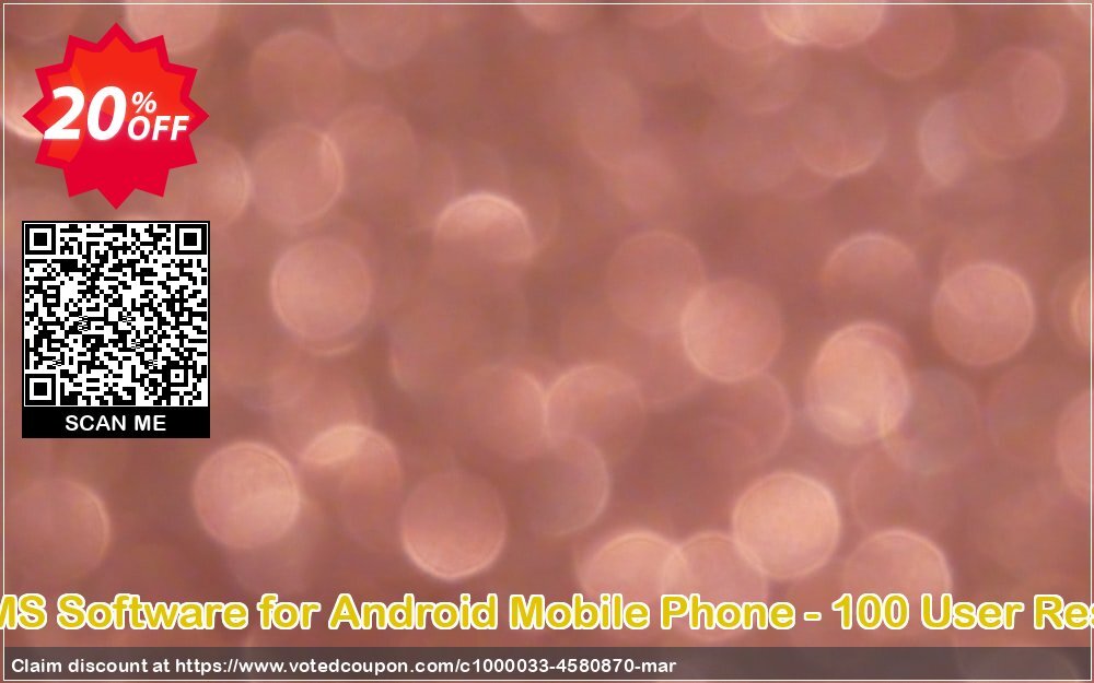 DRPU Bulk SMS Software for Android Mobile Phone - 100 User Reseller Plan Coupon Code May 2024, 20% OFF - VotedCoupon