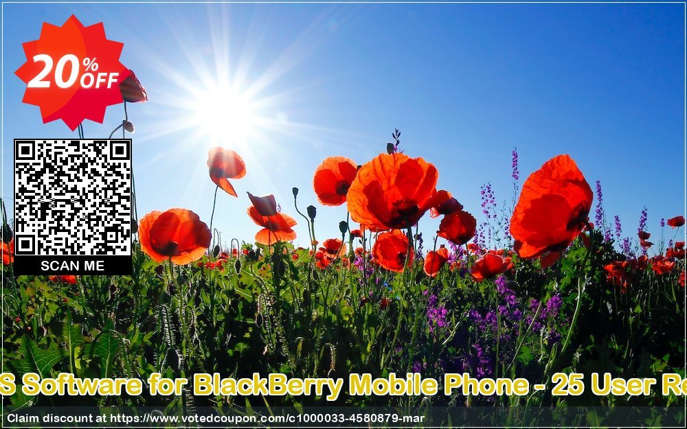 DRPU Bulk SMS Software for BlackBerry Mobile Phone - 25 User Reseller Plan Coupon Code Apr 2024, 20% OFF - VotedCoupon