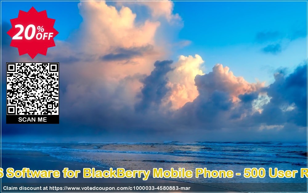 DRPU Bulk SMS Software for BlackBerry Mobile Phone - 500 User Reseller Plan Coupon Code Apr 2024, 20% OFF - VotedCoupon