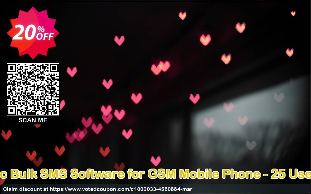 DRPU MAC Bulk SMS Software for GSM Mobile Phone - 25 User Plan Coupon Code Apr 2024, 20% OFF - VotedCoupon