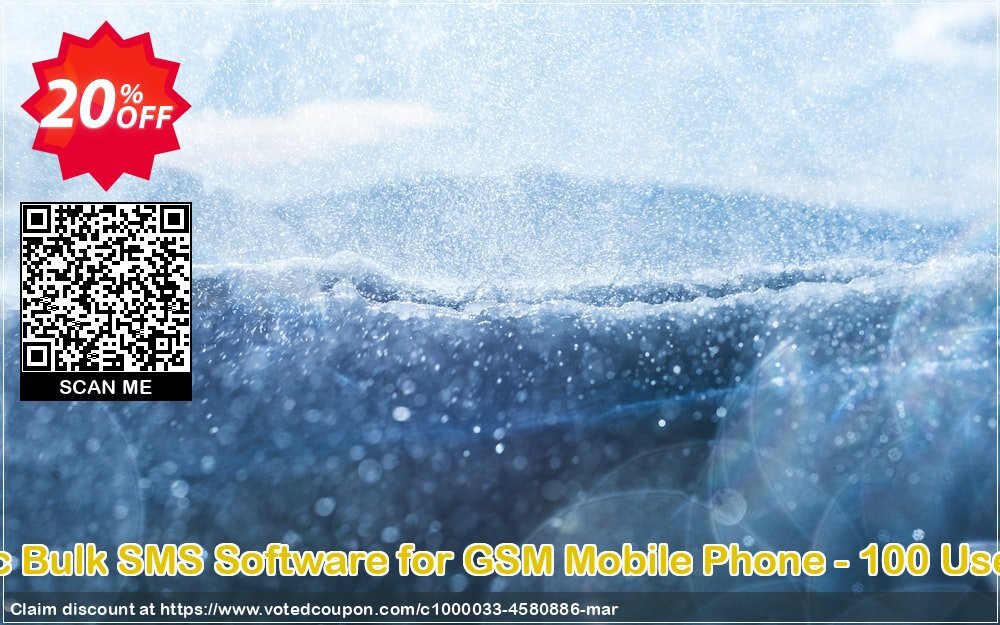 DRPU MAC Bulk SMS Software for GSM Mobile Phone - 100 User Plan Coupon Code Apr 2024, 20% OFF - VotedCoupon