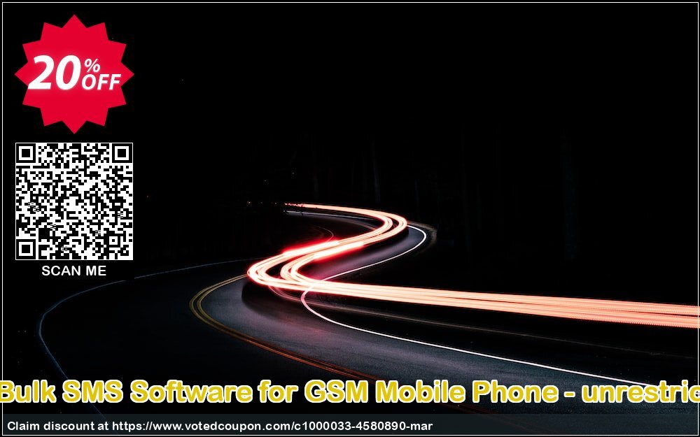 DRPU MAC Bulk SMS Software for GSM Mobile Phone - unrestricted version Coupon Code Apr 2024, 20% OFF - VotedCoupon