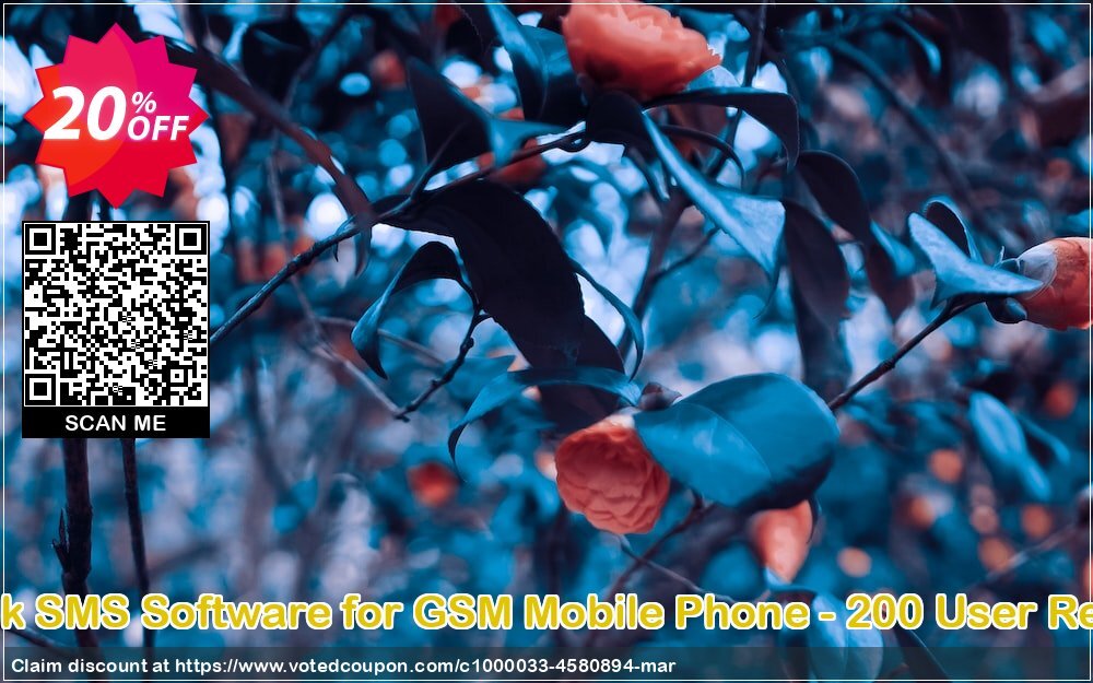 DRPU MAC Bulk SMS Software for GSM Mobile Phone - 200 User Reseller Plan voted-on promotion codes