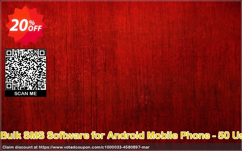 DRPU MAC Bulk SMS Software for Android Mobile Phone - 50 User Plan Coupon, discount Wide-site discount 2024 DRPU Mac Bulk SMS Software for Android Mobile Phone - 50 User License. Promotion: wondrous sales code of DRPU Mac Bulk SMS Software for Android Mobile Phone - 50 User License 2024